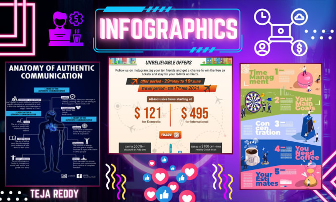 Bestseller - create infographics designs,templates in 24 hours