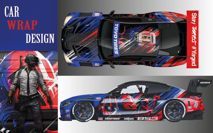 Gig Preview - Design realistic car wrap, van wrap and all types vehicle wrap