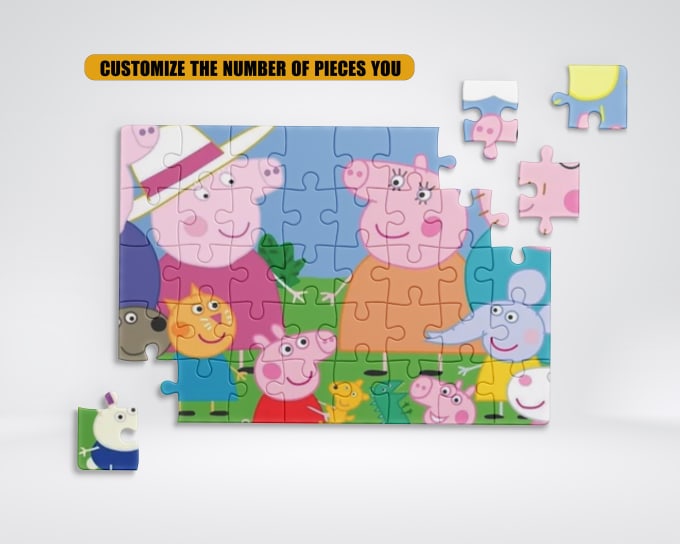 Gig Preview - Create a jigsaw puzzle video for kids