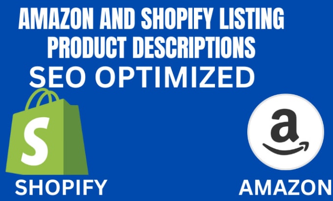 Gig Preview - Write top amazon and shopify listing product descriptions