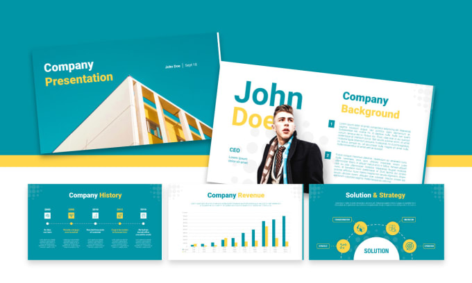 Bestseller - make  a modern pitch deck PPT presentation