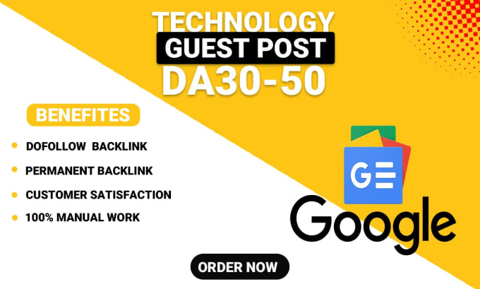 Gig Preview - Publish tech guest posts on high da UK,USA technology blog