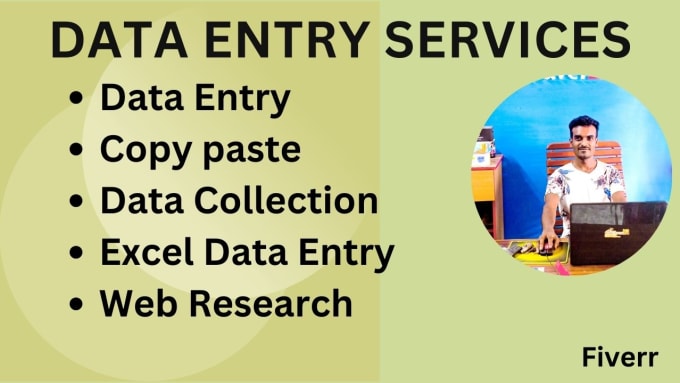 Gig Preview - Do data entry, copy, data collection, web research work