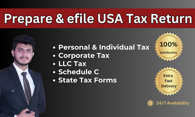 Gig Preview - Prepare USA individual and business tax returns