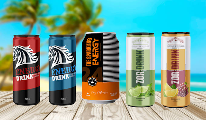 Gig Preview - Do wine, energy drink, beer, can beverage, juice label, craft beer