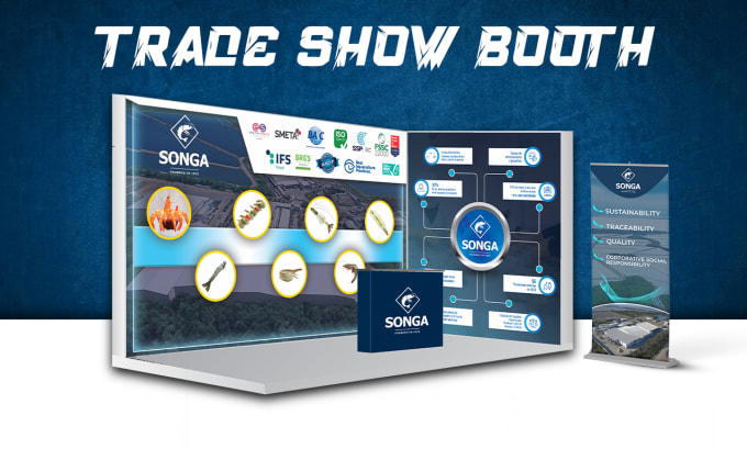 Gig Preview - Design premium trade show booth