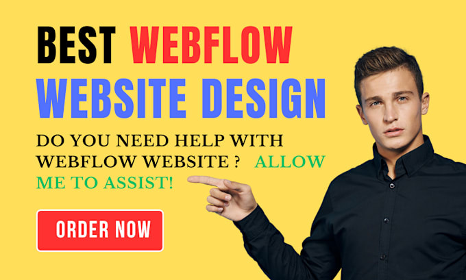 Gig Preview - Create responsive webflow website design