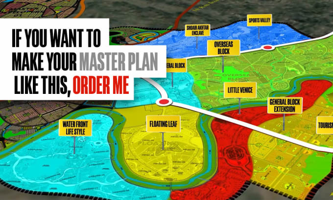 Gig Preview - Design the 3d route map of the master plan