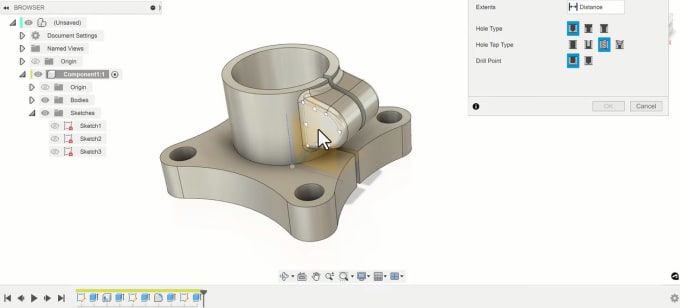 Gig Preview - Design 3d print stl obj files, modelling, cad in fusion 360