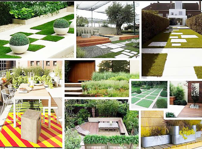 Gig Preview - Design any backyard, rooftop, pool, garden landscape design 3d renders