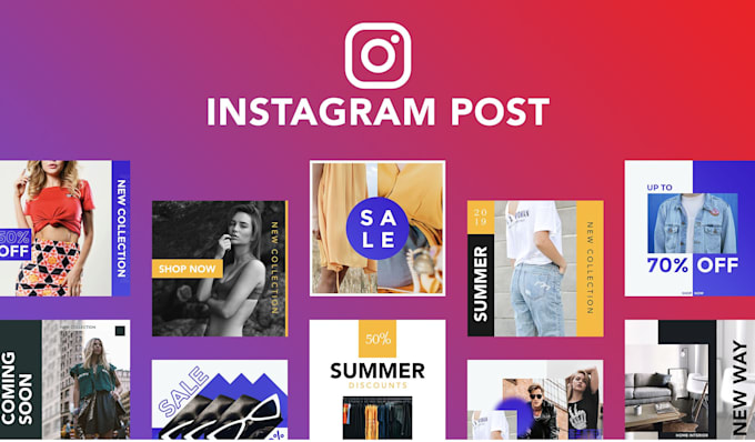 Gig Preview - Be your instagram content creator to design posts