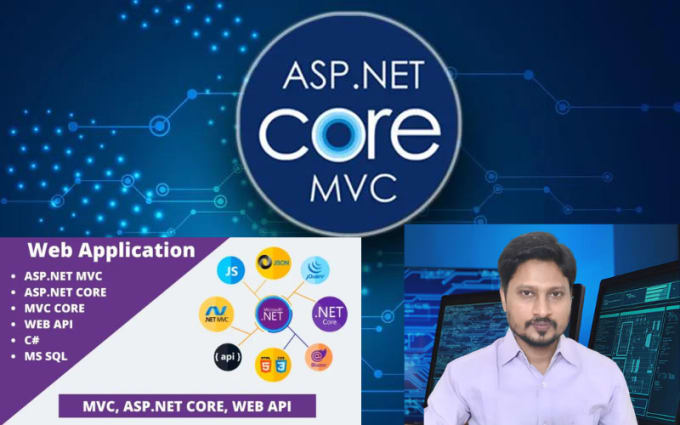 Gig Preview - Develop web apps using asp net mvc, asp net core mvc