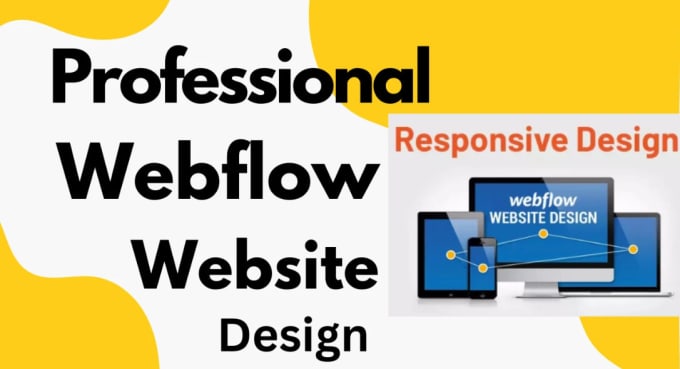 Gig Preview - Design or develop modern webflow website, figma to webflow