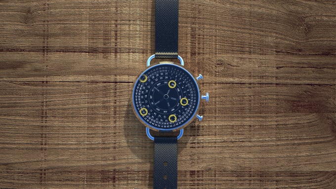 Gig Preview - Design watch with 3d modeling and rendering in solidworks