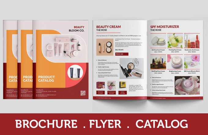 Gig Preview - Design professional business flyer brochure product catalog