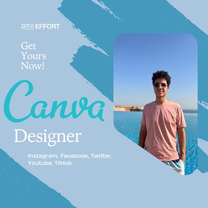 Gig Preview - Create any design using canva in 1 hour