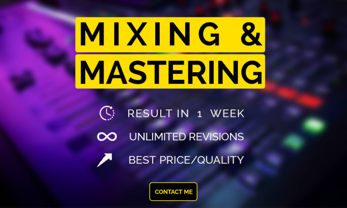 Gig Preview - Mix and mastering your music