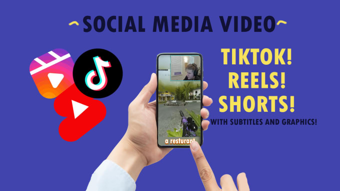 Gig Preview - Edit tiktok, reels, youtube shorts videos with engaging subtitles