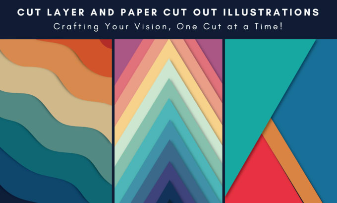 Bestseller - make custom cut layer and paper cut out vector illustrations