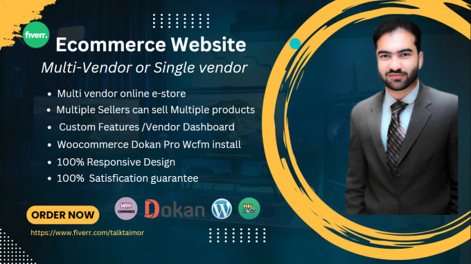 Gig Preview - Create a multi vendor ecommerce website or online store