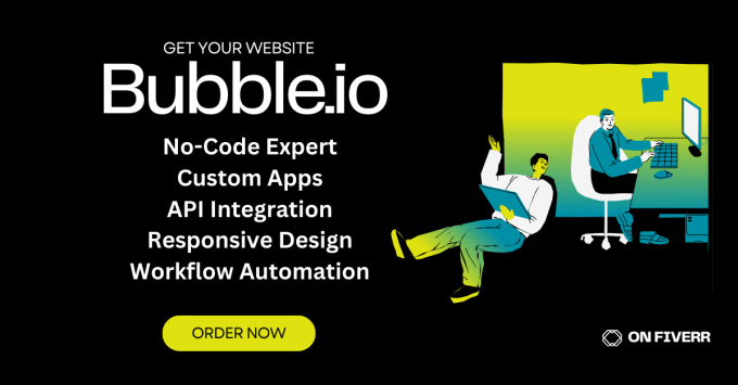 Gig Preview - Built your responsive website in bubble io