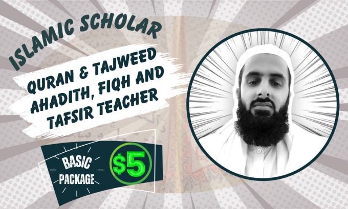 Gig Preview - Be your expert online quran teacher, tutoring with tajweed, qirat, and maqamat