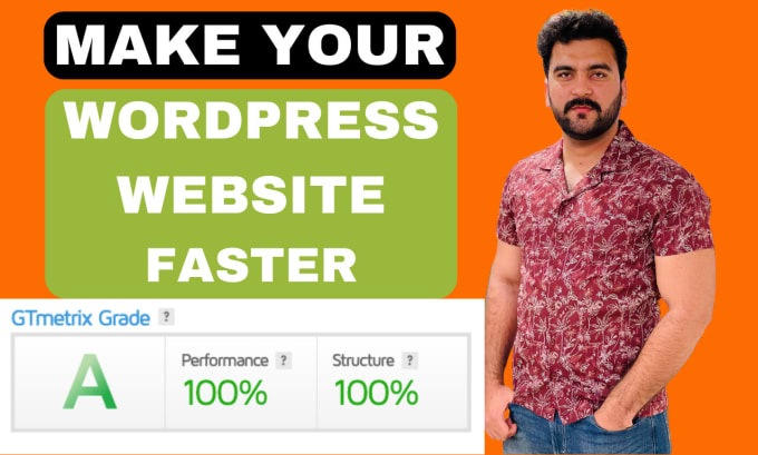 Gig Preview - Increase website speed optimization of your wordpress website