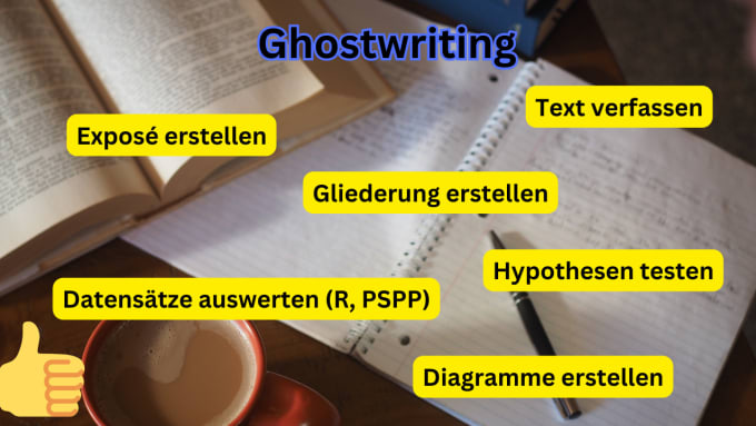 Bestseller - be your ghostwriter for your scientific text