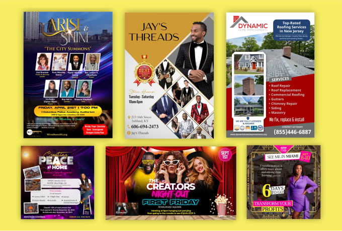 Gig Preview - Design eye catching event flyer, marketing flyer, club flyer