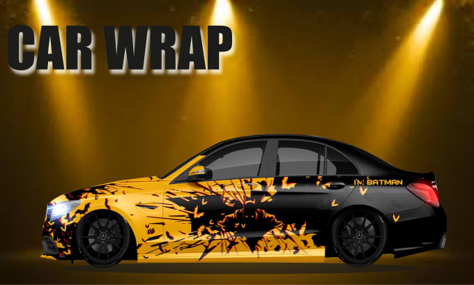 Gig Preview - Create van wrap design, car wrap design, truck wrap design