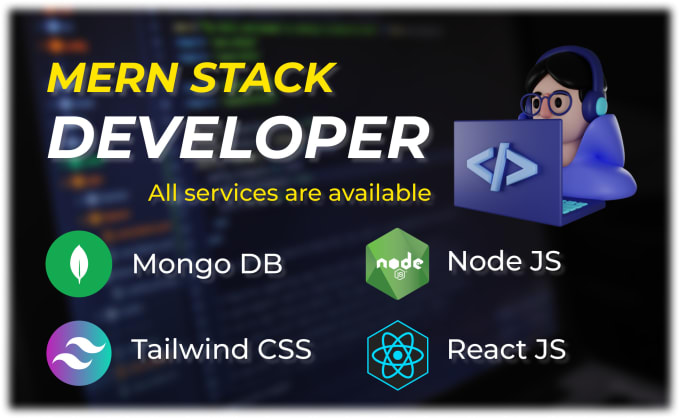 Gig Preview - Develop mern stack website using tailwindcss,typescript and nextjs