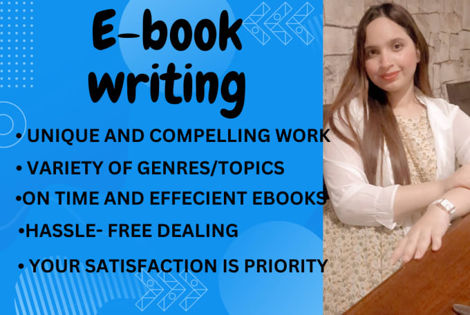 Gig Preview - Do fiction ebook ghostwriting any genre