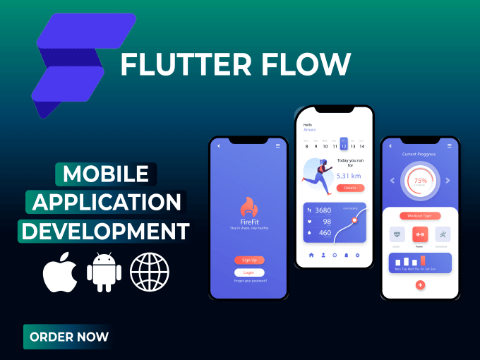 Gig Preview - Develop flutter flow mobile app for android and IOS mobiles