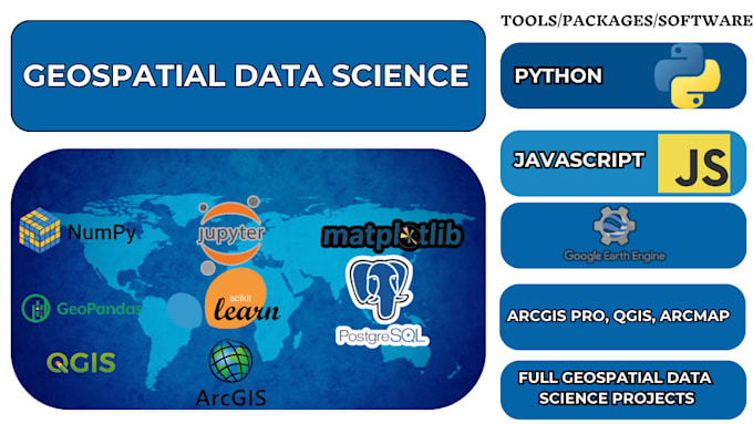 Bestseller - do geospatial analysis, data science using jupyter notebook, google earth engine