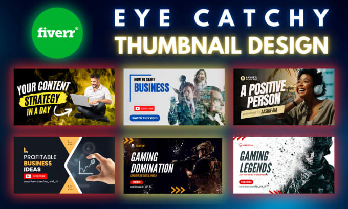 Gig Preview - Design eye catching canva youtube thumbnail templates in 1 hour