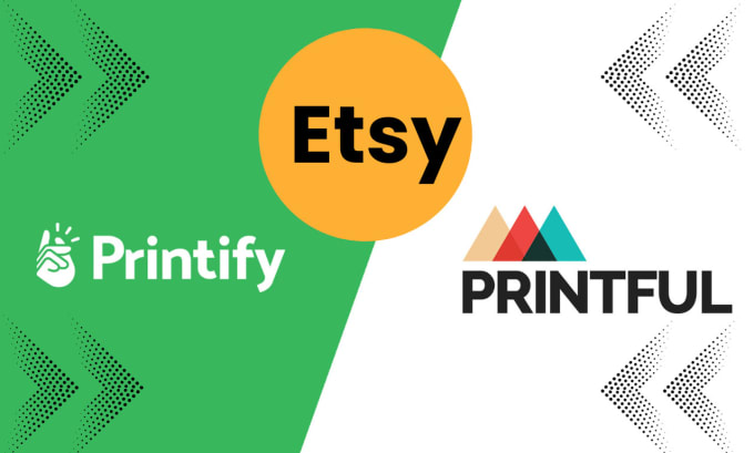 Gig Preview - Be printful printify etsy production partner as etsy product manager