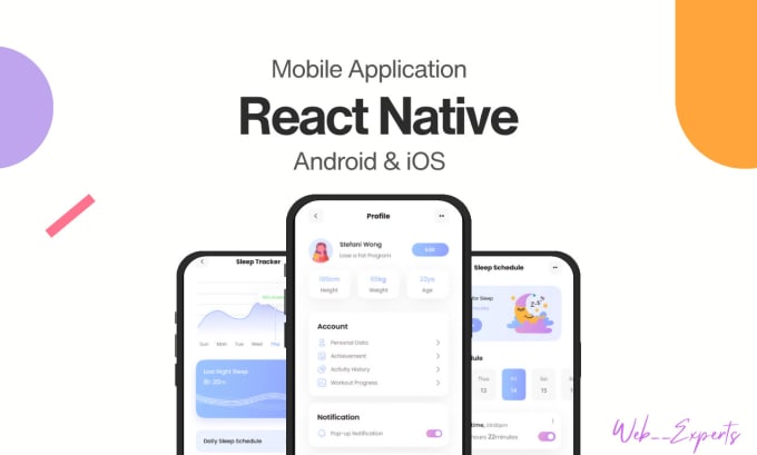 Gig Preview - Convert your PSD, figma design into react native mobile app