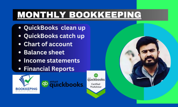 Gig Preview - Setup cleanup catchup  quickbooks,xero with bookkeeping and reconciliation