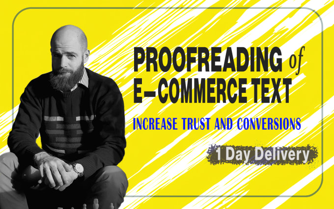 Gig Preview - Proofread and edit your ecommerce text