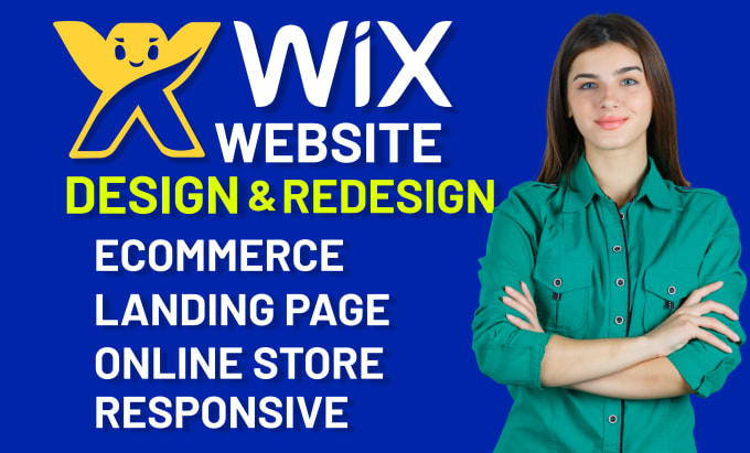 Gig Preview - Wix website design, redesign, wix ecommerce store,wix business website, wix blog