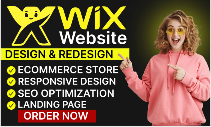 Gig Preview - Design wix website or redesign wix website wix landing page