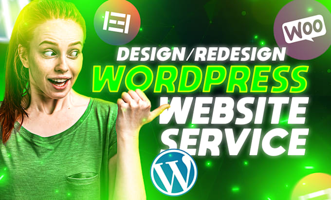 Gig Preview - Build, design, redesign, customize, or revamp your wordpress website