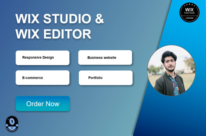 Gig Preview - Design or redesign responsive wix studio website