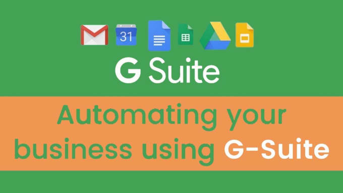 Gig Preview - Automate your google apps for enhanced productivity