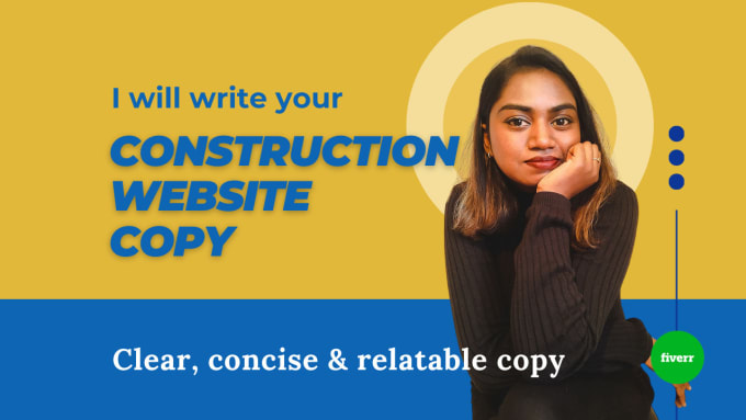 Gig Preview - Write compelling construction website content