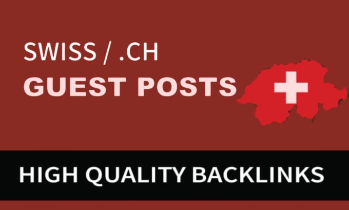 Gig Preview - Do switzerland SEO top google ranking with swiss backlinks