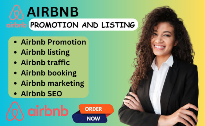 Gig Preview - Do airbnb promotion, airbnb marketing, airbnb listing, vrbo booking