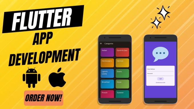 Gig Preview - Be your flutter developer, flutter mobile developer, flutter web, flutter