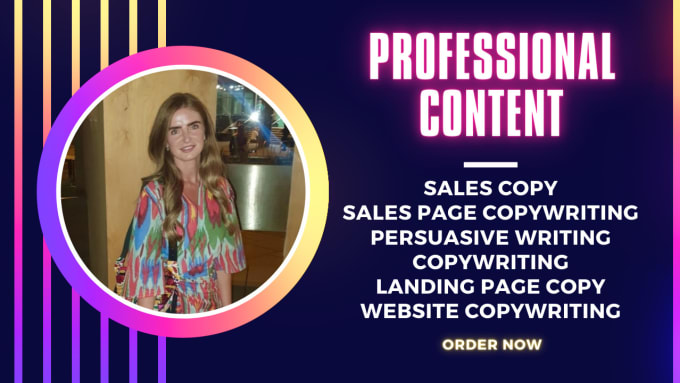 Gig Preview - Create highly persuasive sales copy and sales page copywriting