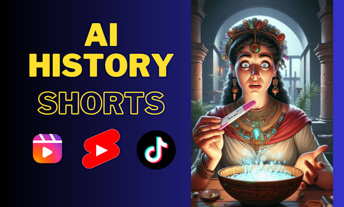 Gig Preview - Create viral ai history youtube shorts, tiktok, instagram reels